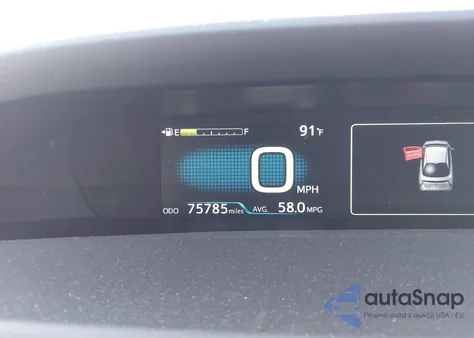 2016 Toyota Prius Three z USA, uszkodzony, nr VIN JTDKARFU4G3022578